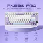 Ajazz AK820 Pro 75% Mechanical Keyboard with TFT Display