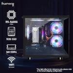 Suevery Ryzen 5 Gaming PC with 16GB RAM