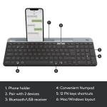 Logitech Multi-Device Slim Wireless Keyboard K580