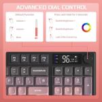 FREEWOLF M96 Wireless Gaming Keyboard with Rainbow Lights