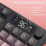 FREEWOLF M96 Wireless Gaming Keyboard with Rainbow Lights