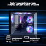Suevery 32GB RAM Gaming Desktop with RTX 4060