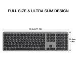 Cimetech Wireless Full Size Keyboard with Number Pad