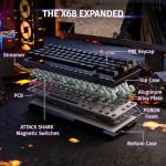 Attack Shark X68 HE 60% Mechanical Gaming Keyboard