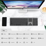 Cimetech Wireless Full Size Keyboard with Number Pad