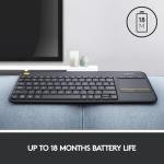 Logitech K400 Plus Wireless Keyboard with Touchpad