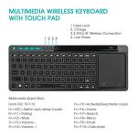 Rii K18 Plus Wireless RGB Backlit Multimedia Keyboard