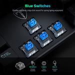 RisoPhy RGB Mechanical Gaming Keyboard with Blue Switch
