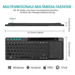 Rii K18 Plus Wireless RGB Backlit Multimedia Keyboard