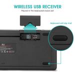 Rii K18 Plus Wireless RGB Backlit Multimedia Keyboard