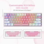 Redragon K617 Fizz 60% RGB Gaming Keyboard