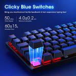 RisoPhy RGB Mechanical Gaming Keyboard with Blue Switch