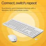 HP 230 White Wireless Keyboard and Mouse Combo