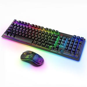 RGB Wireless Gaming Keyboard and Mouse Combo