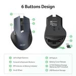 Acer Wireless Ergonomic Mouse with 6 Buttons