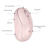 Logitech M240 Silent Bluetooth Wireless Mouse - Rose
