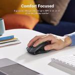 UGREEN Wireless Ergonomic Mouse 4000 DPI - Black