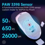 Rapoo Superlight Wireless Gaming Mouse - 26K DPI