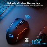 Redragon M810 Pro Wireless Gaming Mouse - RGB, 10000 DPI