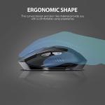 INPHIC Silent Bluetooth Mouse: Multi-Device Wireless 1600DPI