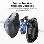 UGREEN Wireless Ergonomic Mouse 4000 DPI - Black