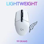 Logitech G305 Wireless Gaming Mouse - White
