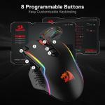 Redragon M810 Pro Wireless Gaming Mouse - RGB, 10000 DPI