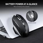 INPHIC Silent Bluetooth Mouse: Multi-Device Wireless 1600DPI