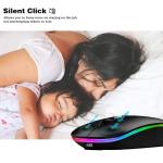 Wireless Bluetooth Gaming Mouse with LED Lights