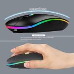 Wireless Bluetooth Gaming Mouse with LED Lights