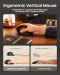 ProtoArc EM11 Bluetooth Ergonomic Vertical Mouse