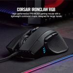 CORSAIR Ironclaw RGB Gaming Mouse - 18,000 DPI