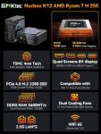 GMKtec K12 Mini Gaming PC - Ryzen 7, 32GB RAM