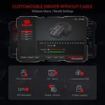 Redragon M913 Elite Wireless Gaming Mouse, 16000 DPI