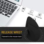 Wired Ergonomic Vertical Mouse with Adjustable DPI