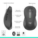 Logitech Signature M650 L Wireless Mouse - Graphite