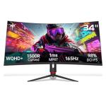 KTC 34" Curved Ultrawide Gaming Monitor 165Hz