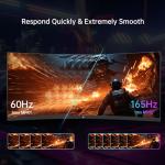 KTC 34" Curved Ultrawide Gaming Monitor 165Hz