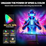 CRUA 34" Curved WQHD Gaming Monitor 120Hz