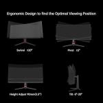 KTC 34" Curved Ultrawide Gaming Monitor 165Hz