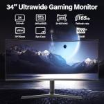 Gawfolk 34" Ultrawide Curved Gaming Monitor