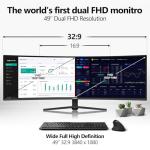 Gawfolk 49" Ultra-Wide Curved Gaming Monitor