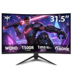 KTC 32" 180Hz Curved QHD Gaming Monitor