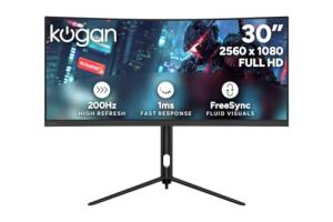 Kogan 30" Curved 200Hz FreeSync Gaming Monitor
