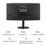 Prism+ X340 Pro Evo 34" Curved Gaming Monitor