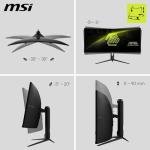 MSI 34-Inch UWQHD Curved Gaming Monitor 180Hz