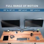 VIVO Heavy Duty Dual Monitor Arm for Ultrawide