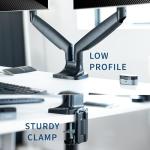 VIVO Heavy Duty Dual Monitor Arm for Ultrawide