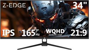 34" Ultrawide 165Hz Gaming Monitor, IPS Panel