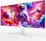 34" White Ultrawide 120Hz Gaming Monitor